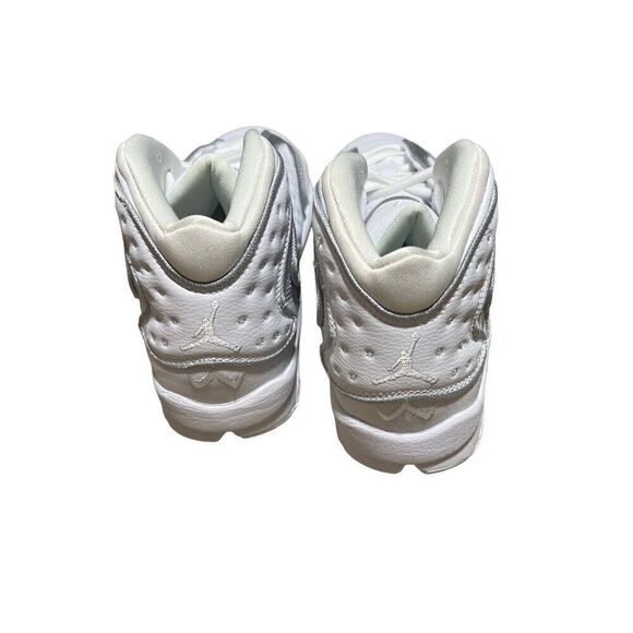 Nike Air Jordan OG White Metallic Silver Women's Size 7.5 - Picture 5 of 7